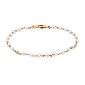 Herzog Loibner Rotgold Armband mit Perlen