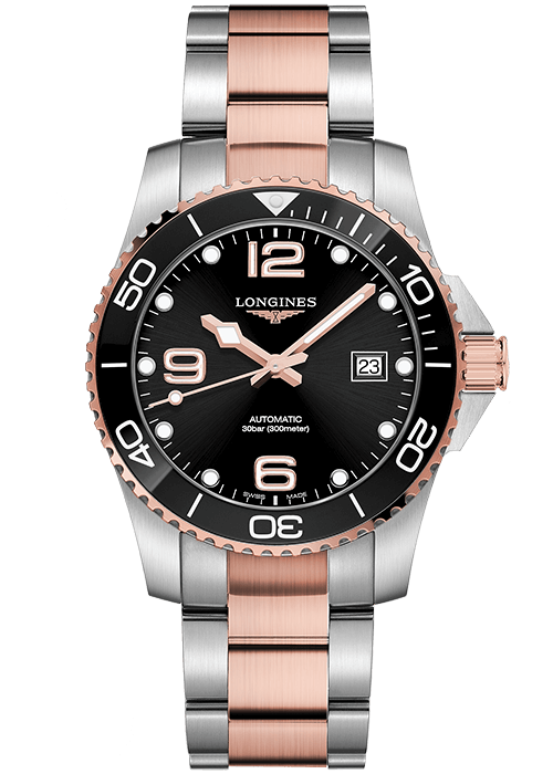 longines-hydroconquest-twotone-black