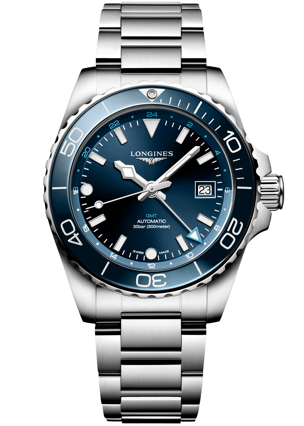 longines-HYDROCONQUEST-GMT-41mm-zurich