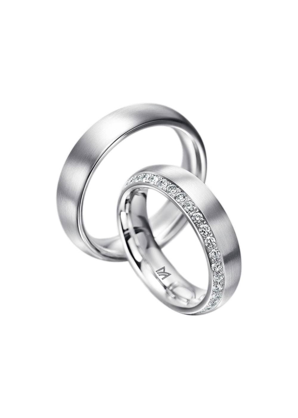 Meister Trauringe Platin der Kollektion Classic