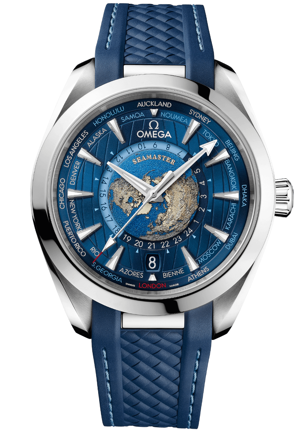 Omega Aqua Terra Master Chronometer Worldtimer