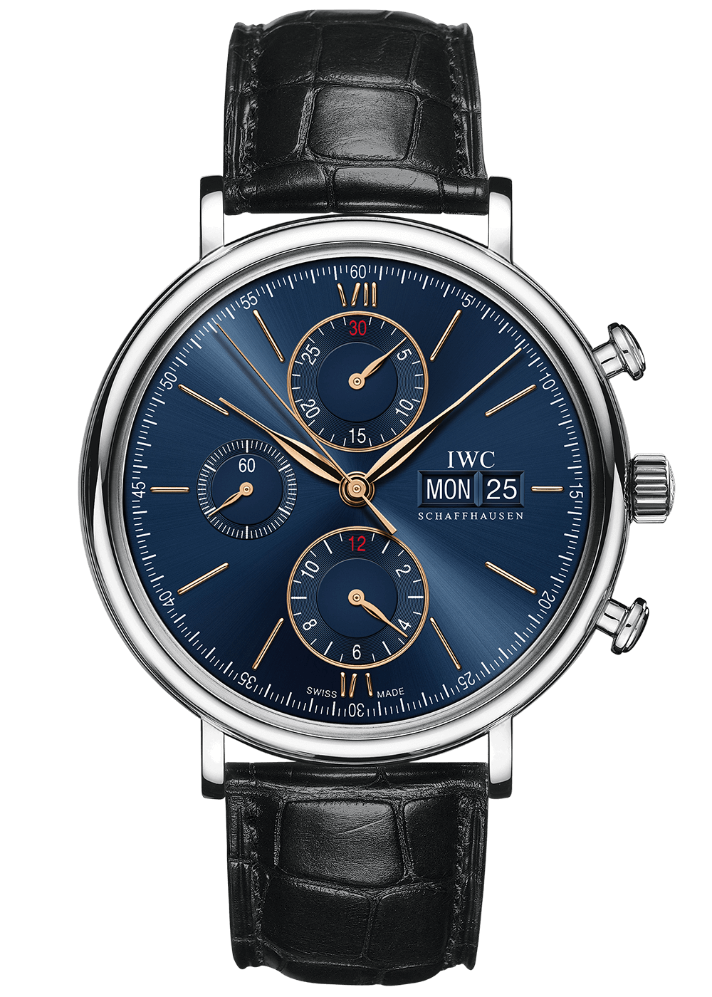 IWC Portofino Chronograph blau Galli