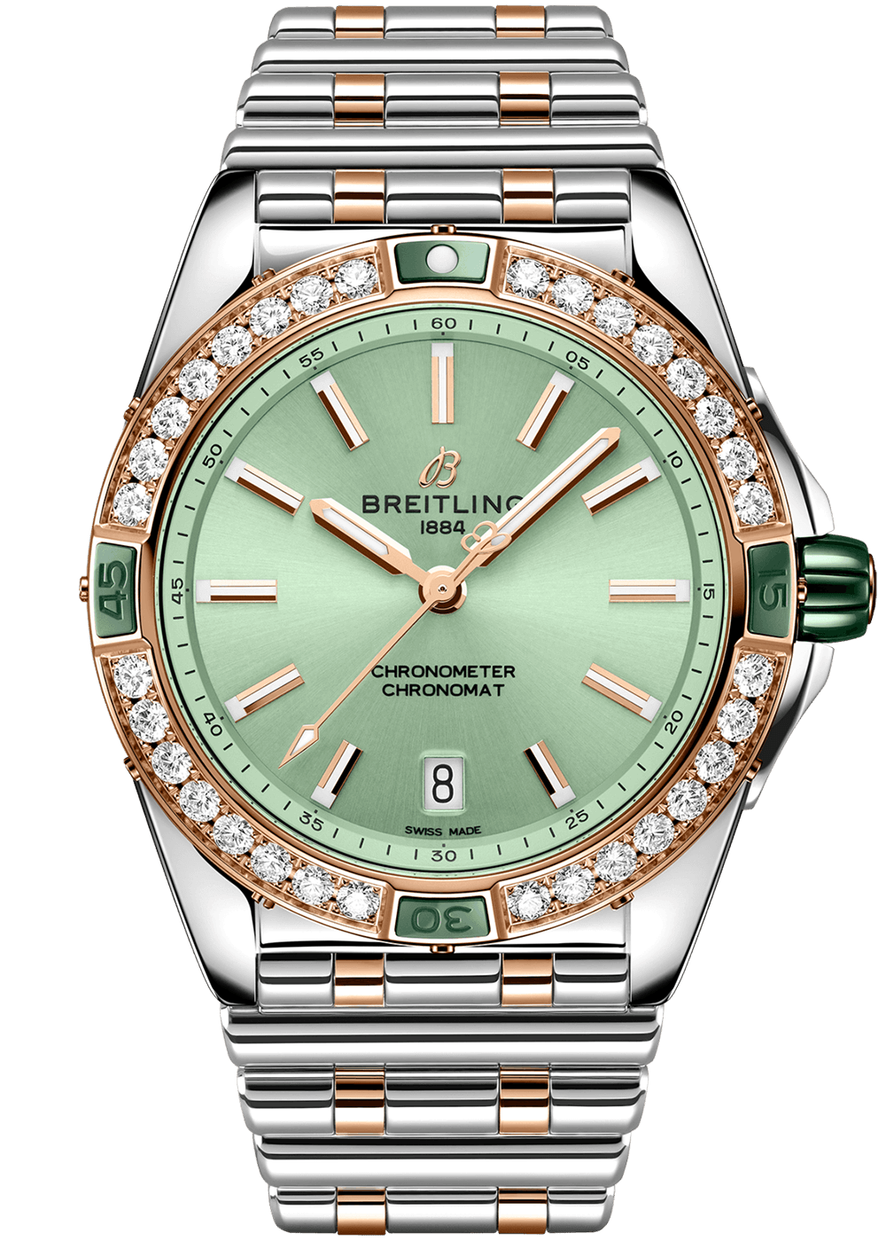 breitling-super-chronomat-automatic-38-mint-green